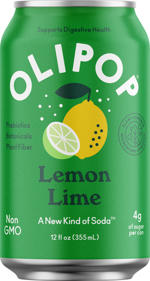 OLIPOP Lemon Lime Can
