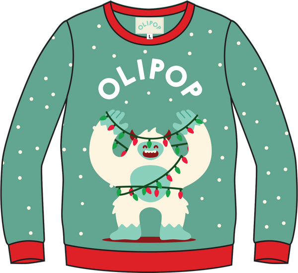 Green Yeti Sweater