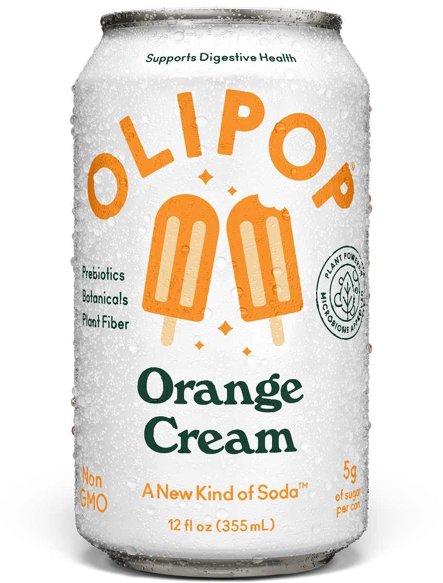 Orange Cream Prebiotic Soda | OLIPOP