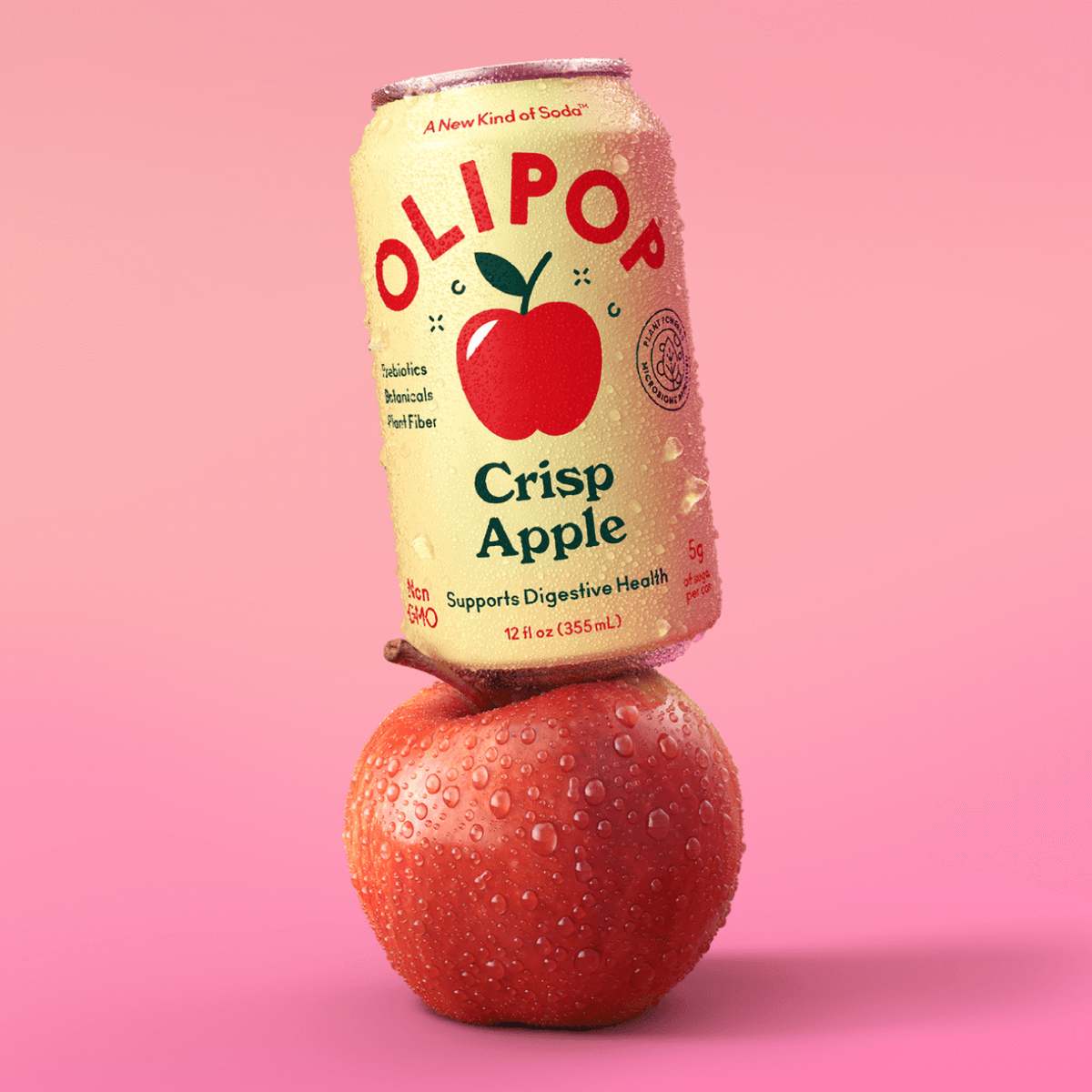Apple soda OLIPOP CRISP APPLE SODA 12oz – monsieur marcel gourmet market