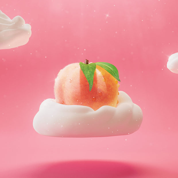 Image of peach on a cloud 