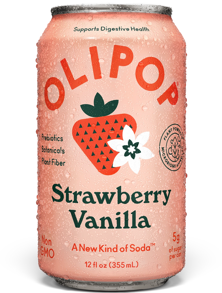 Strawberry Vanilla Prebiotic Soda