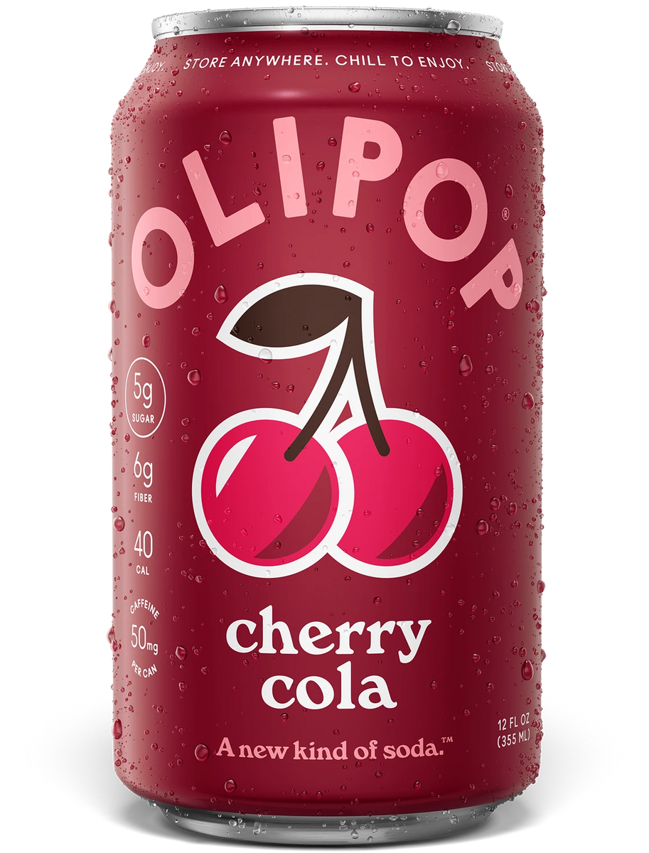 ミネラル5　pinoサマ Cherry Cola Prebiotic Soda 6g Fiber | OLIPOP