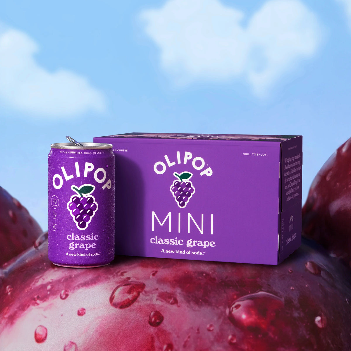 Classic Grape Prebiotic Soda MINIs | OLIPOP