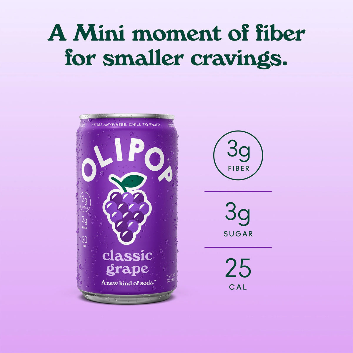Classic Grape Prebiotic Soda MINIs | OLIPOP