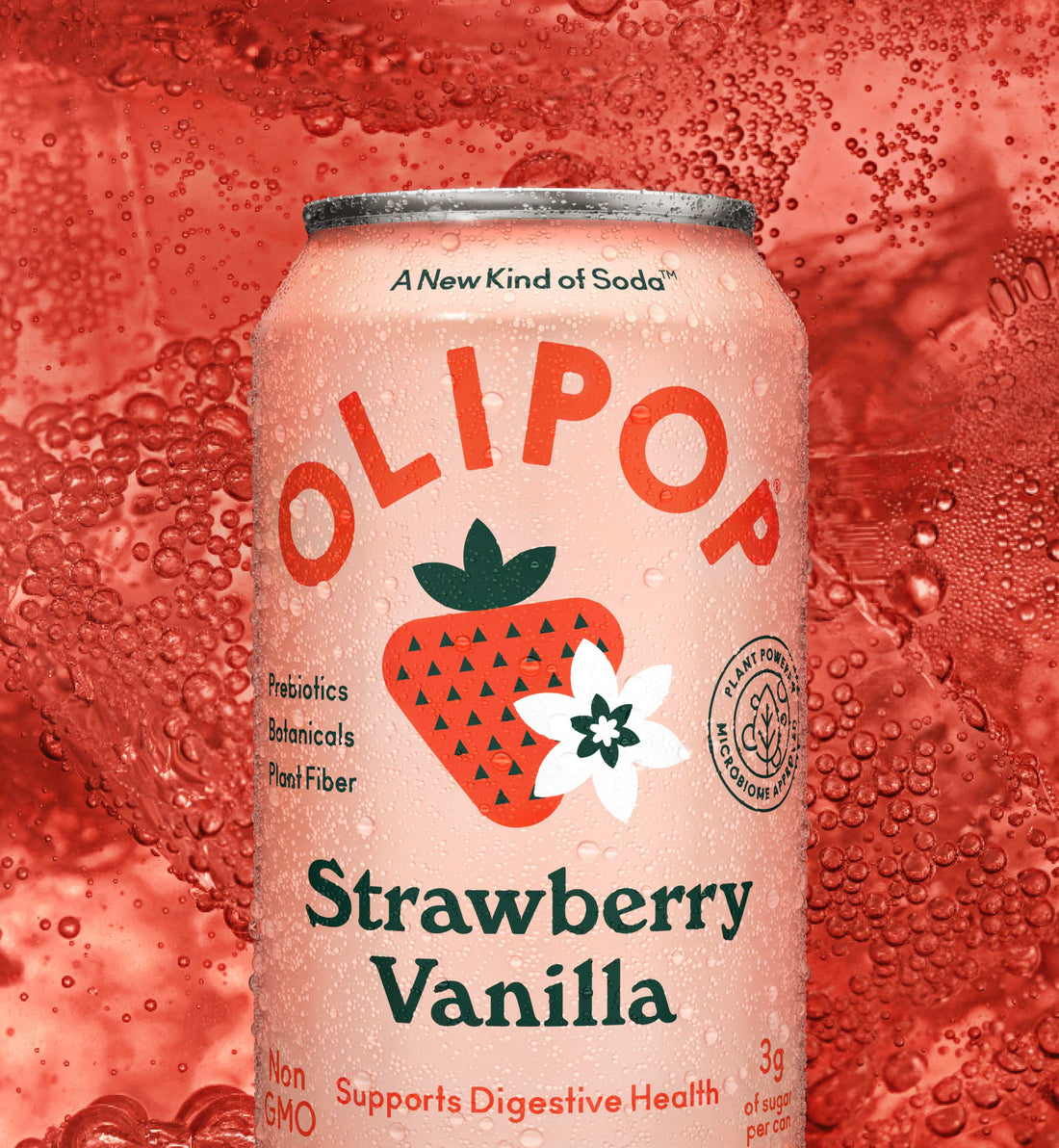 Strawberry Vanilla soda can