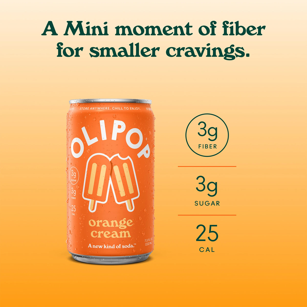 Orange Cream Prebiotic Soda MINIs | OLIPOP