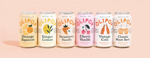 Cans of OLIPOP