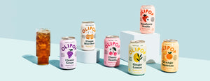 A list of OLIPOP beverages and flavors