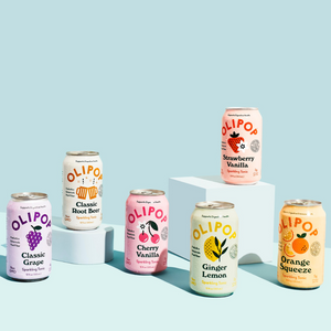 A list of OLIPOP beverages and flavors