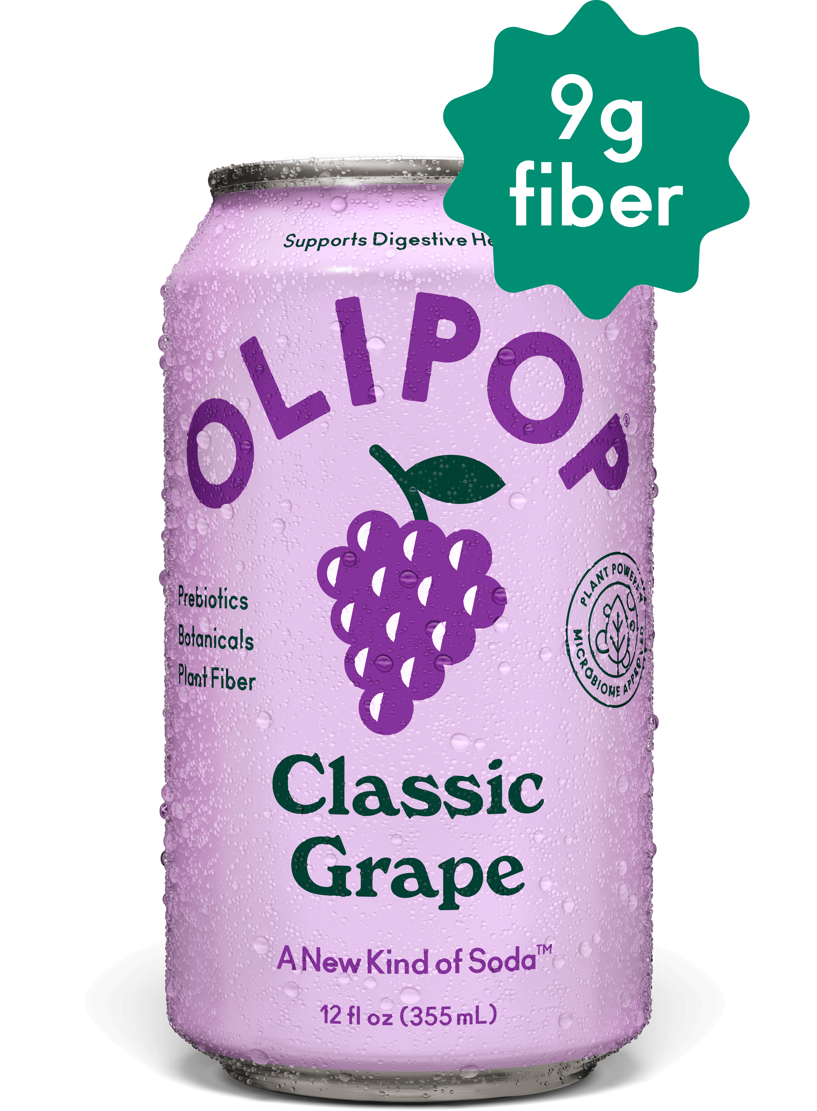 9 grams grape soda can logo