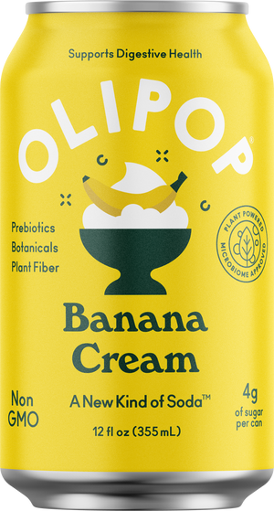 OLIPOP Banana Cream Can