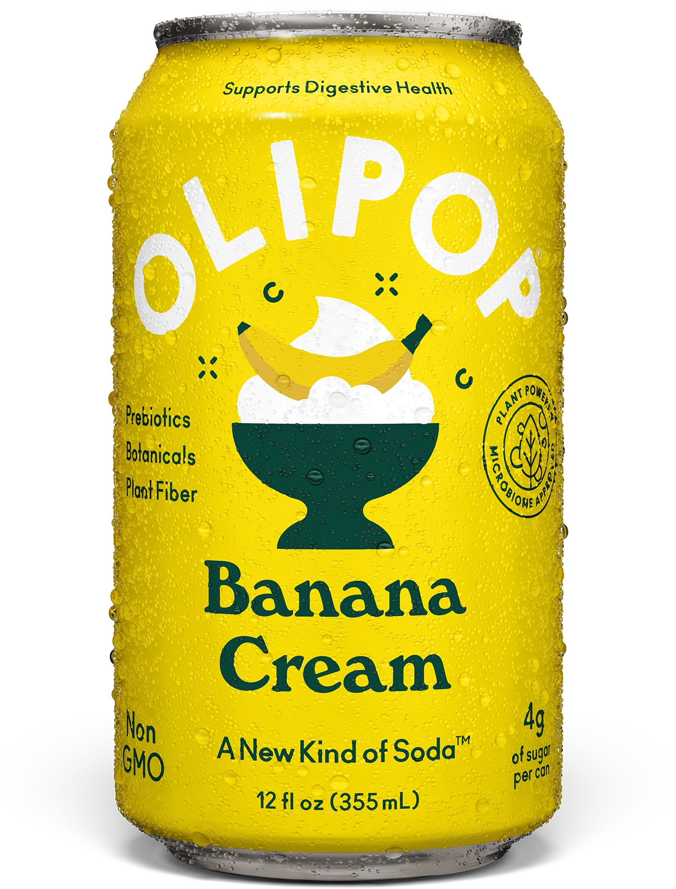 Banana Cream Prebiotic Soda | OLIPOP