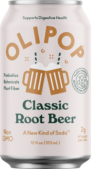 OLIPOP Classic Root Beer Can