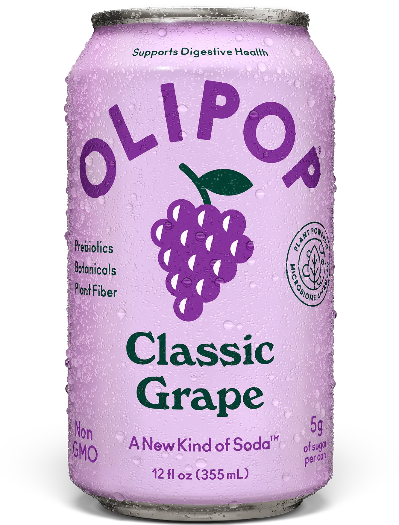 Classic Grape Prebiotic Soda | OLIPOP