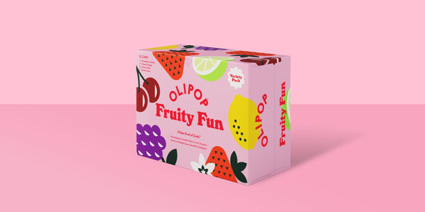 Fruity Fun Prebiotic Soda Variety 12-Pack | OLIPOP