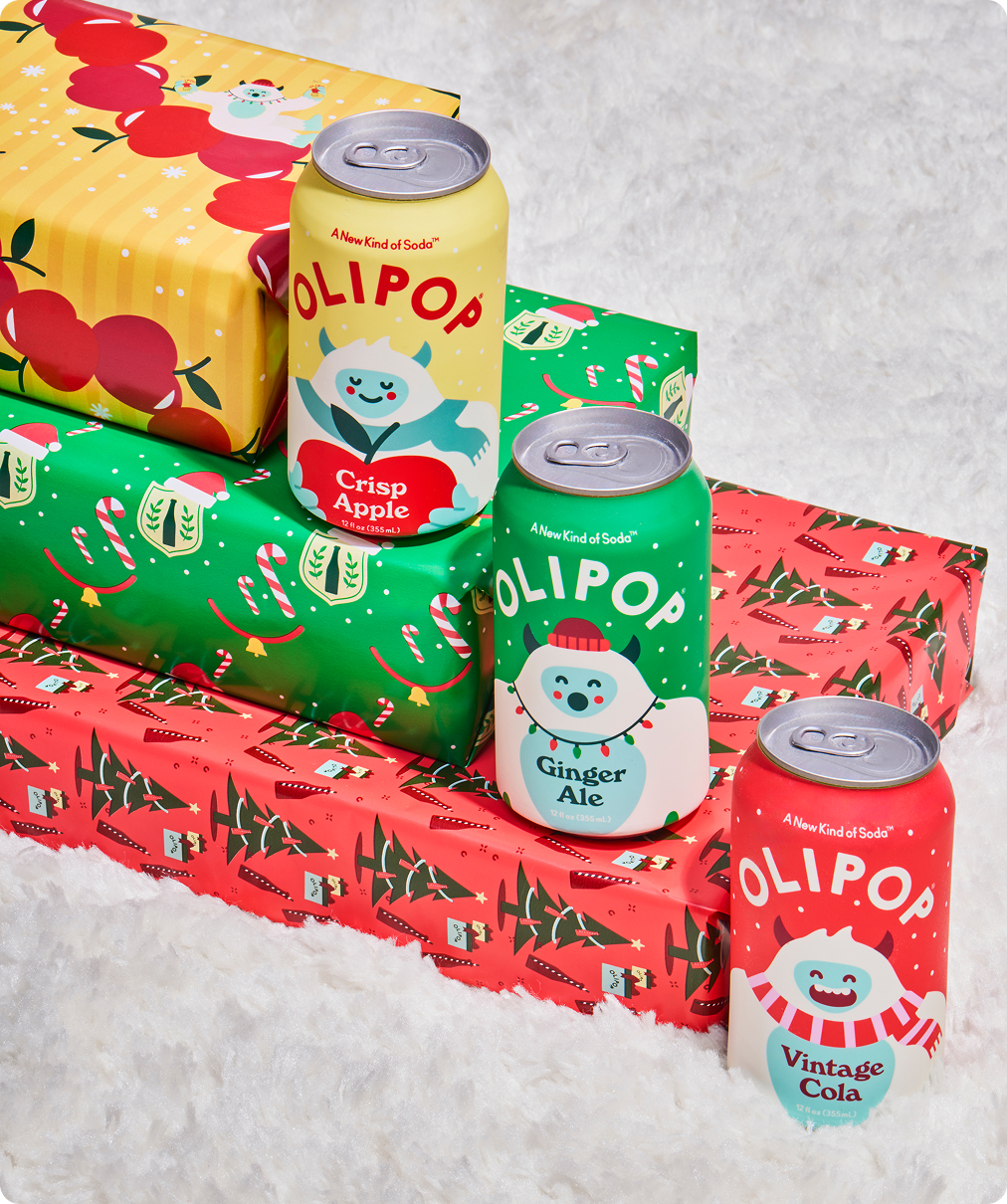 OLIPOP Ginger Ale - Limited Edition Holiday Can — product image