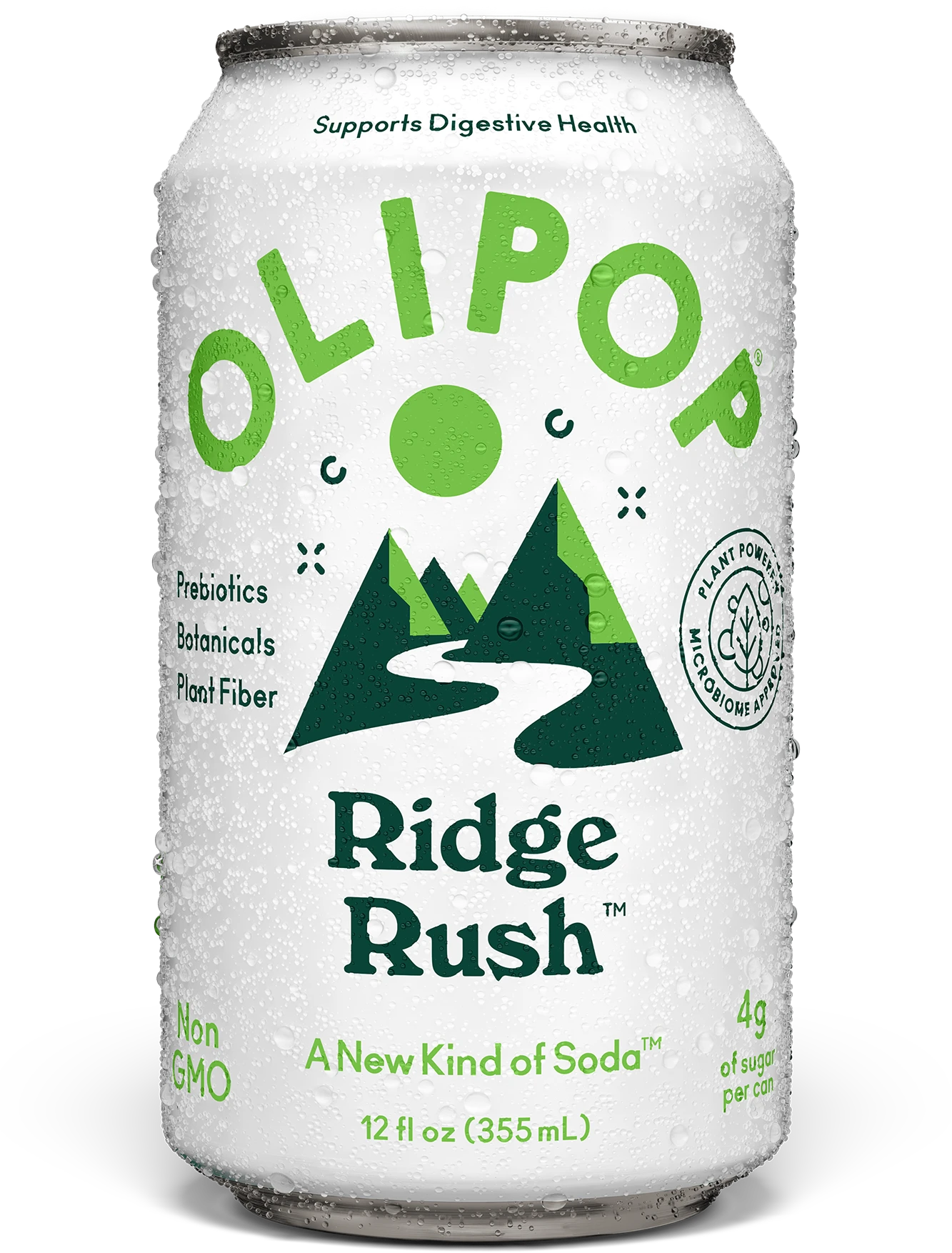 Ridge Rush Prebiotic Soda | OLIPOP