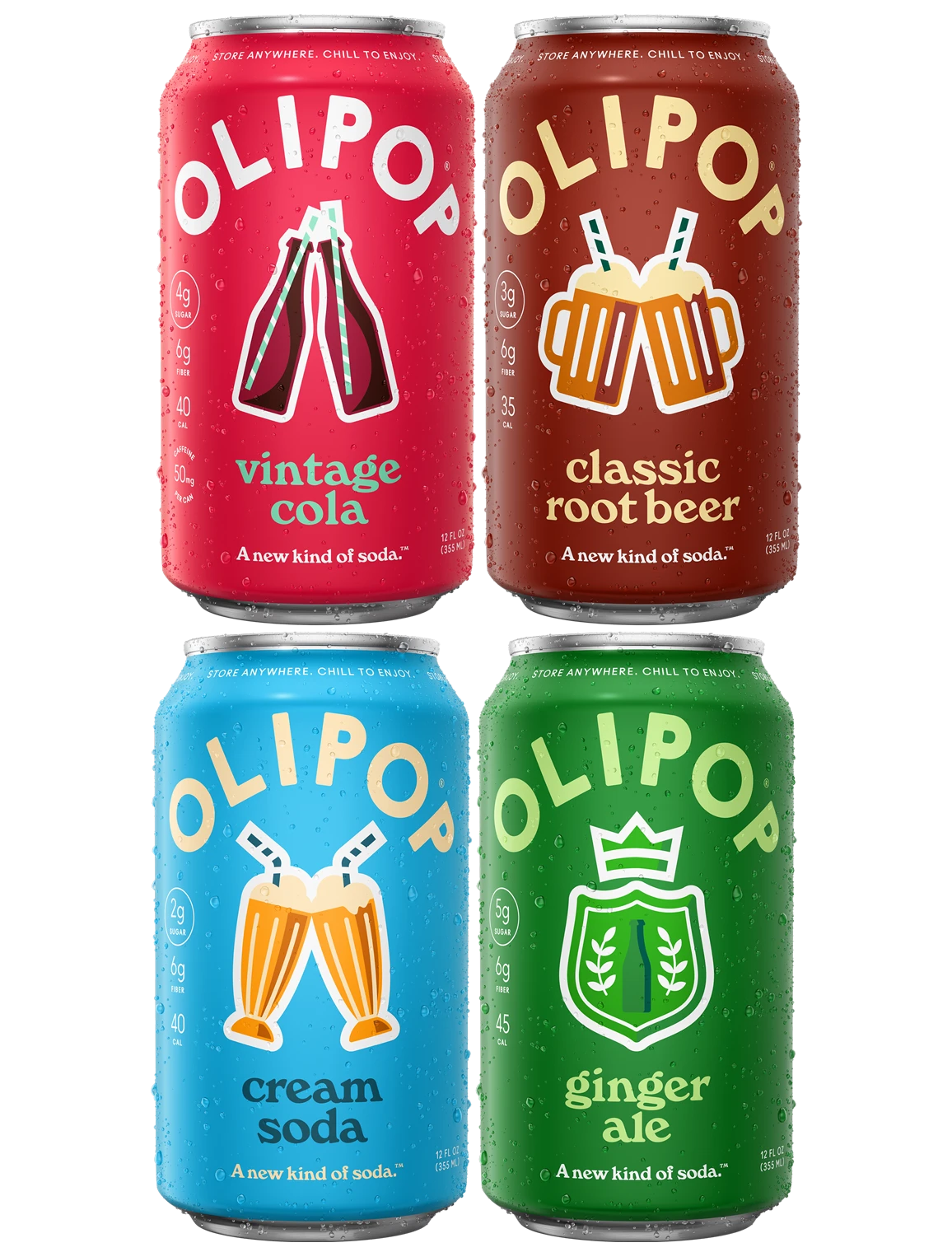 OLIPOP Classic Soda Variety Pack