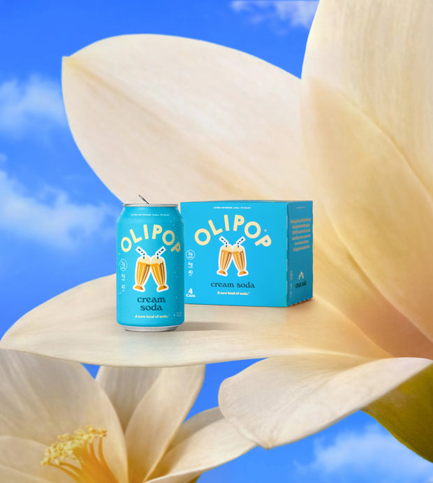 Cream Soda Prebiotic Soda 6g Fiber | OLIPOP