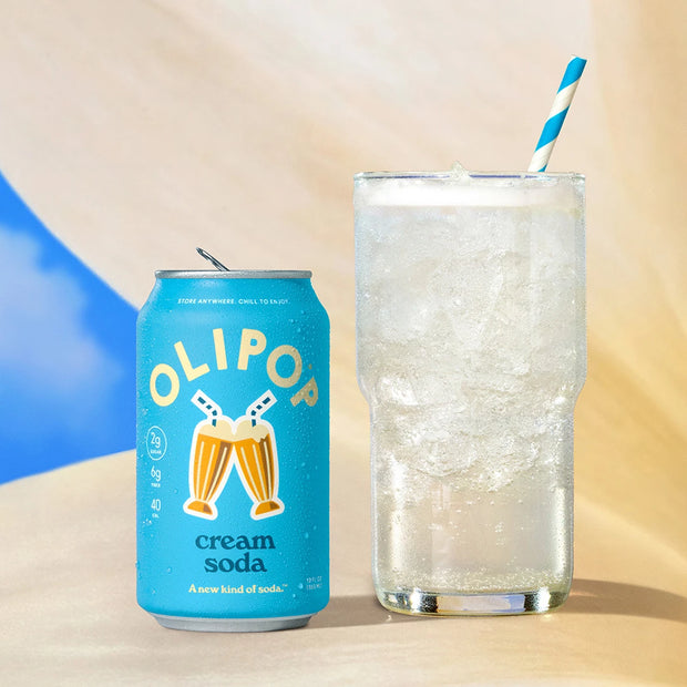 Cream Soda Prebiotic Soda 6g Fiber | OLIPOP