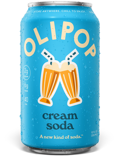 Cream Soda Prebiotic Soda 6g Fiber | OLIPOP