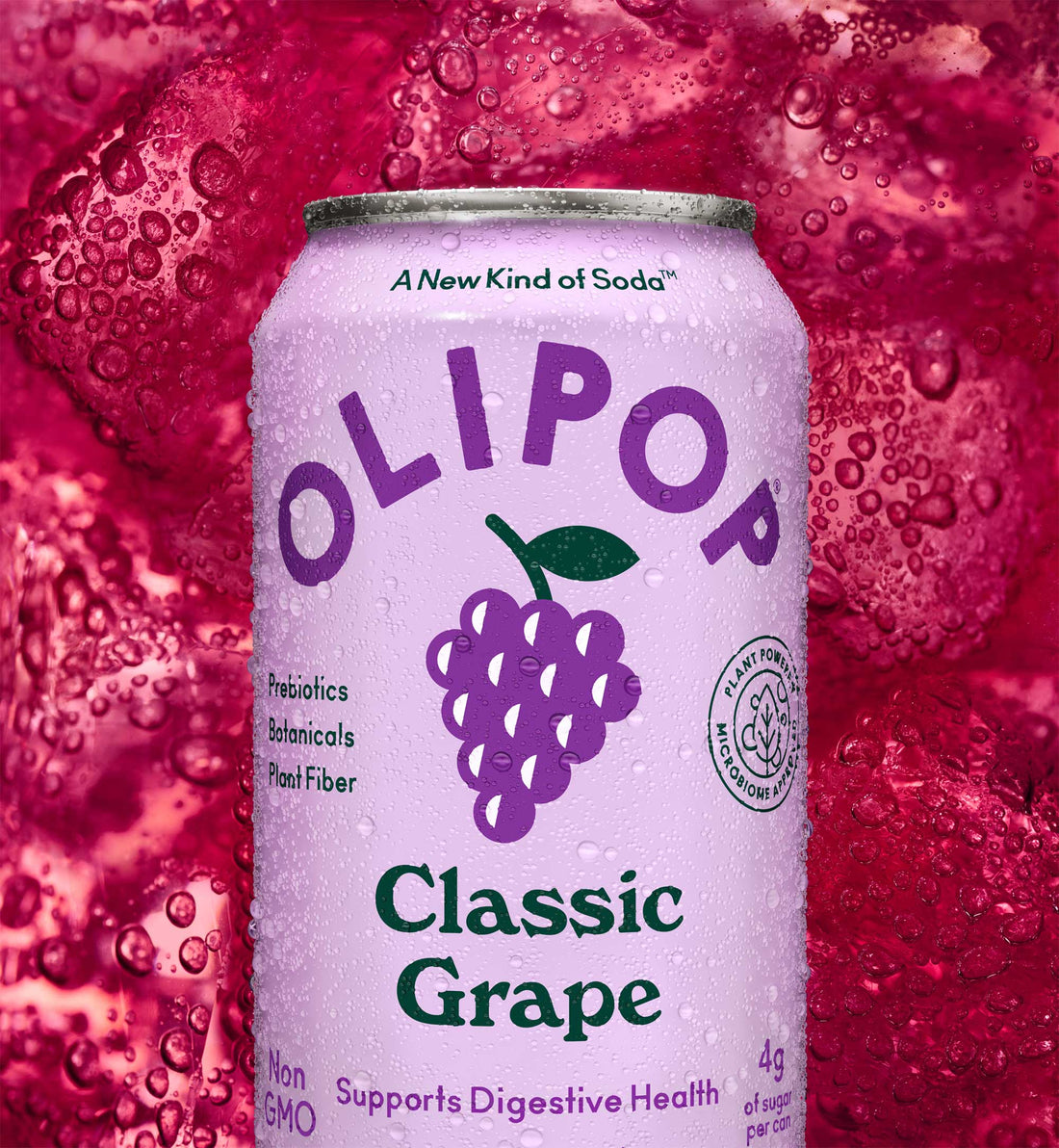 Classic Grape soda can