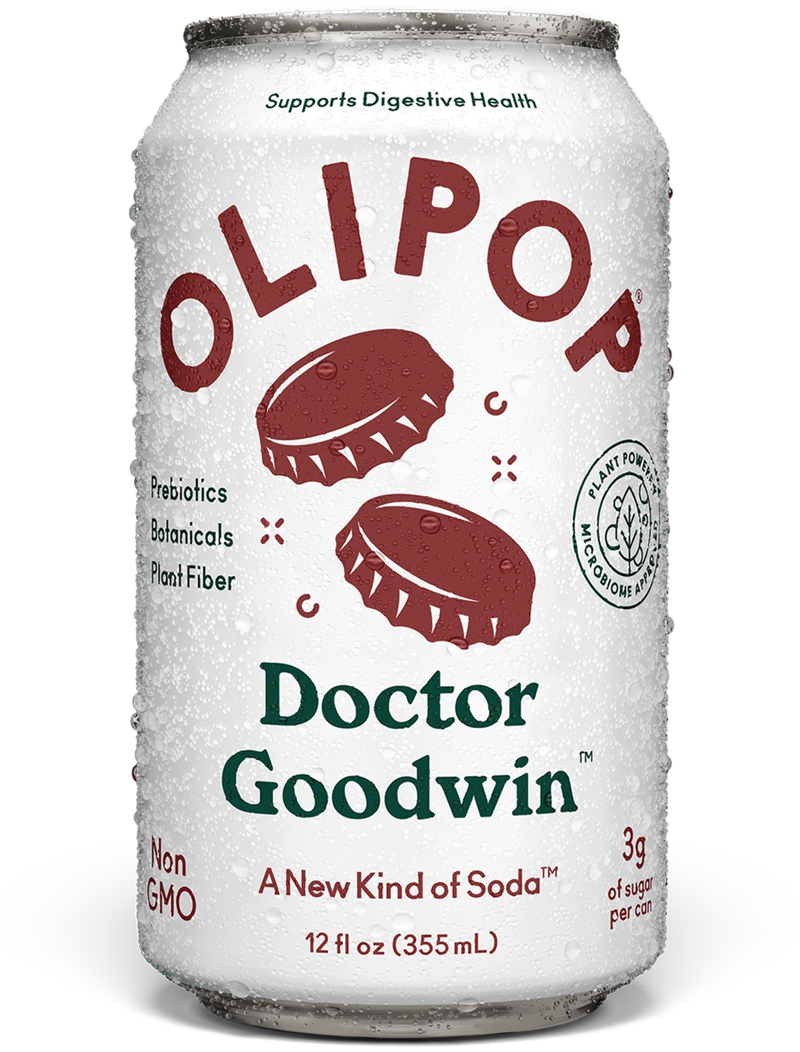 CRDP原料1g Doctor Goodwin Prebiotic Soda | OLIPOP