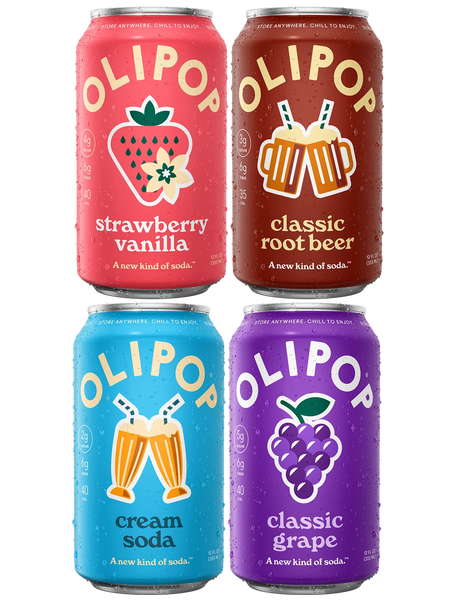 Favorites Prebiotic Soda Variety 12-Pack | OLIPOP