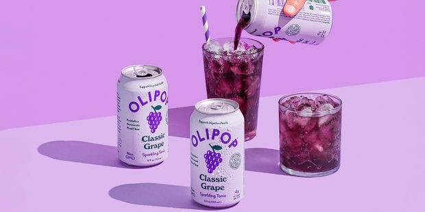 Cans of Classic Grape